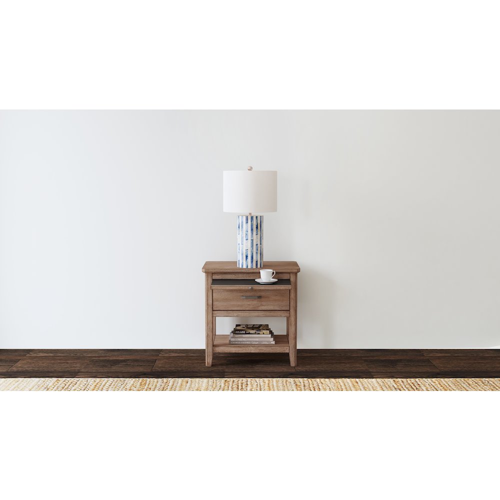 Geo Heights Nightstand, Butterscotch. Picture 8