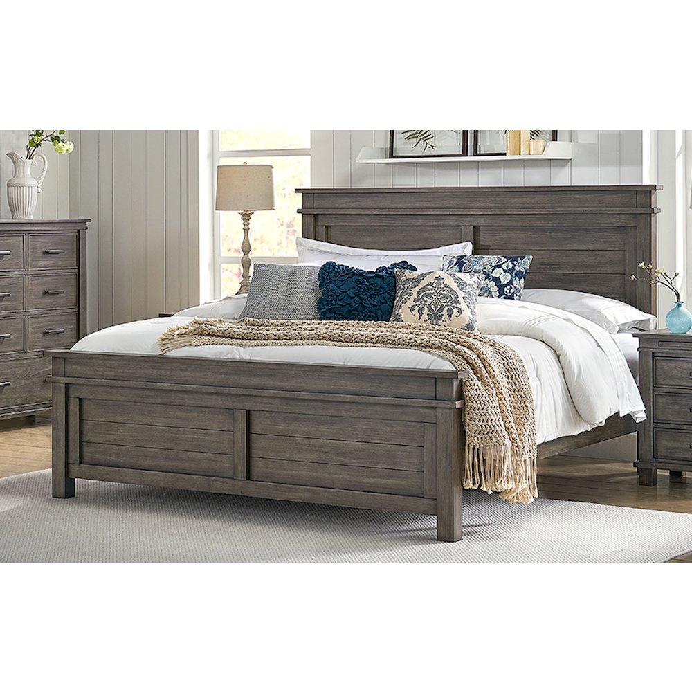 Glacier Point King Panel Bed, Graystone Finish. Picture 3