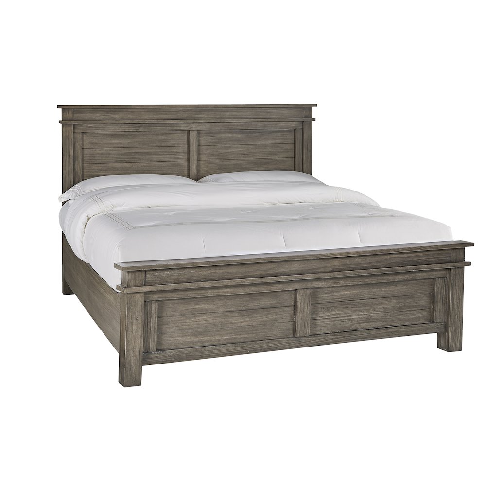 Glacier Point King Panel Bed, Graystone Finish. Picture 1