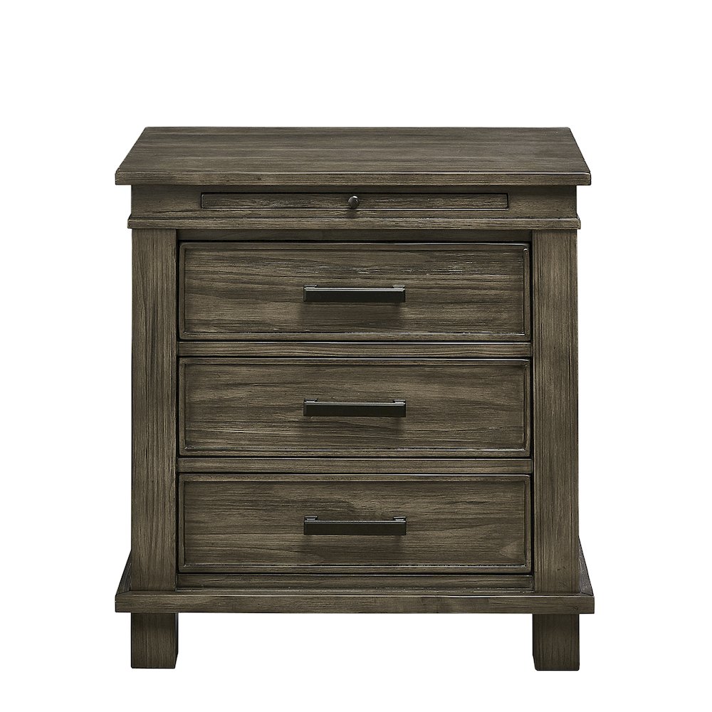 Glacier Point Nightstand, Graystone Finish. Picture 2