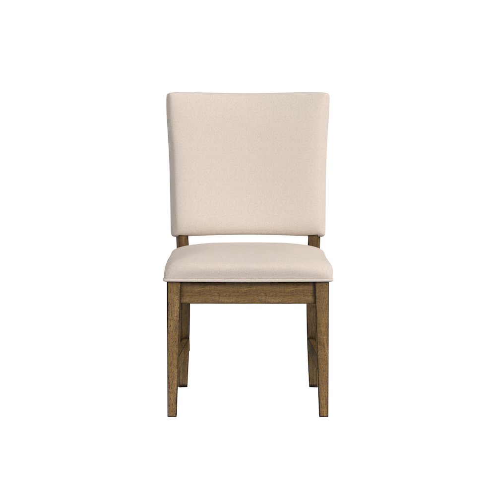 Leucadia Ladderback Side Chair with Upholstered Seat (2 pack), Toasted Java. Picture 1