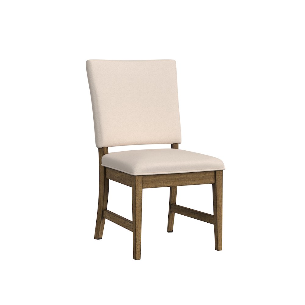 Leucadia Ladderback Side Chair with Upholstered Seat (2 pack), Toasted Java. Picture 4