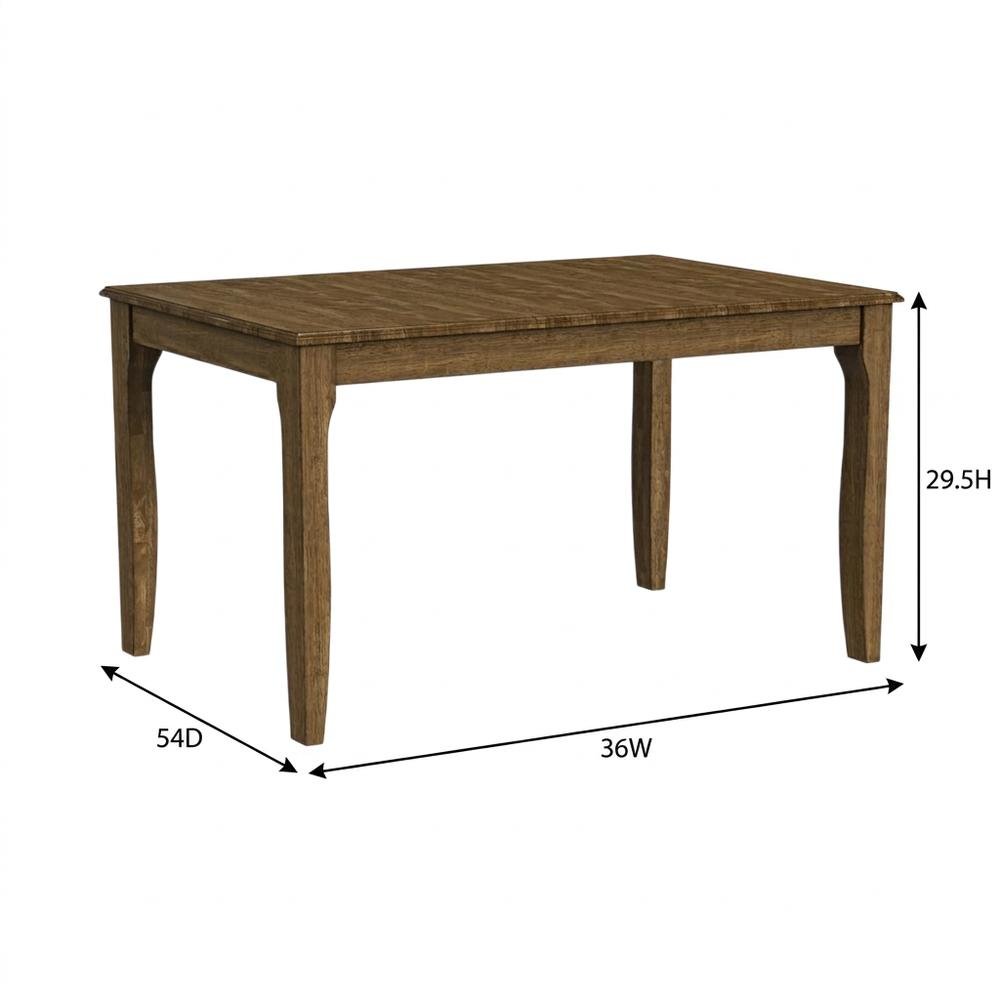 Transitional Dining Table with 18" Self-Storing Butterfly Leaf in Toasted Java. Picture 6