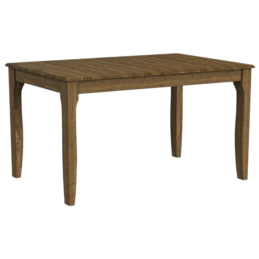 Transitional Dining Table with 18" Self-Storing Butterfly Leaf in Toasted Java. Picture 1