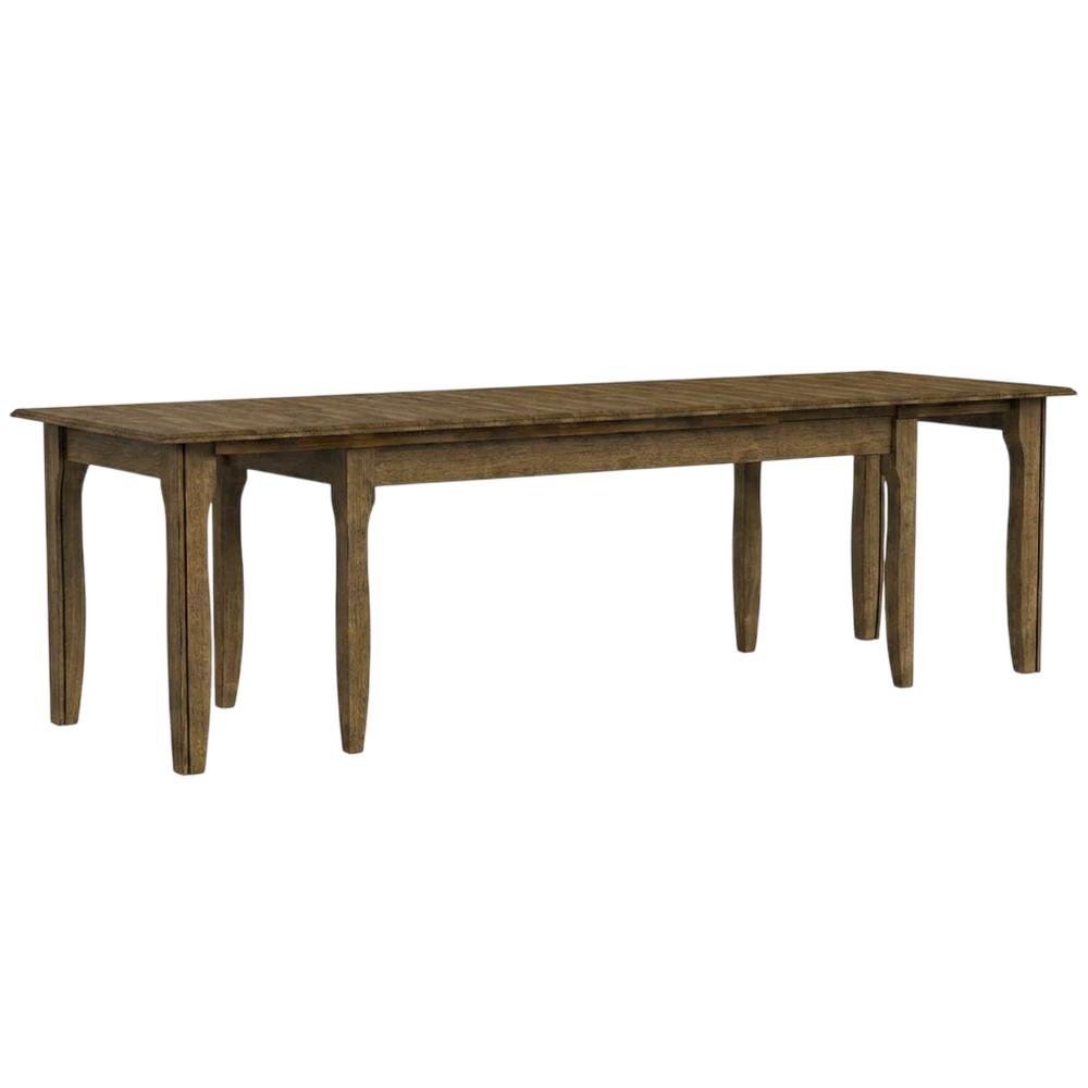 Extendable Dining Table in Toasted Java Finish, Seats Up to 10. Picture 1