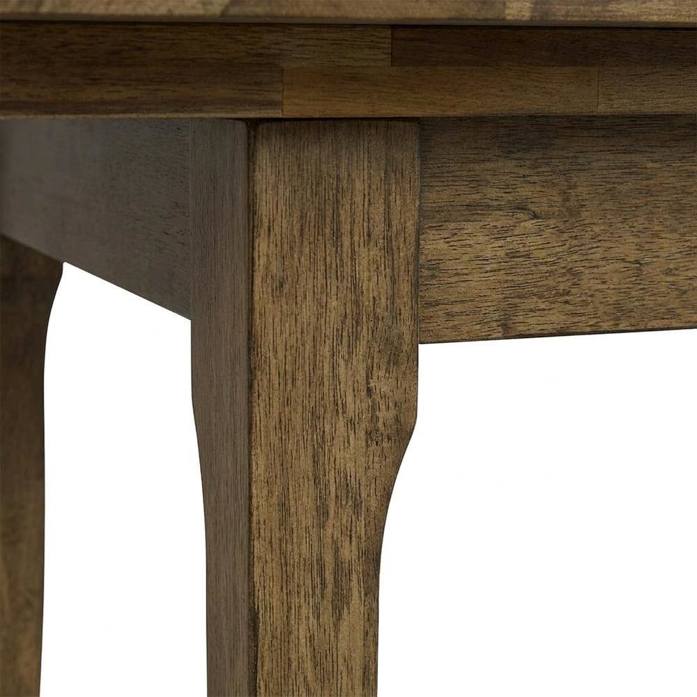 Extendable Dining Table in Toasted Java Finish, Seats Up to 10. Picture 6