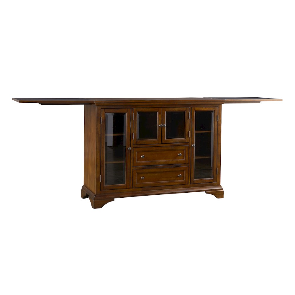 Mariposa Flip-Top Server, Rustic Whiskey. Picture 2