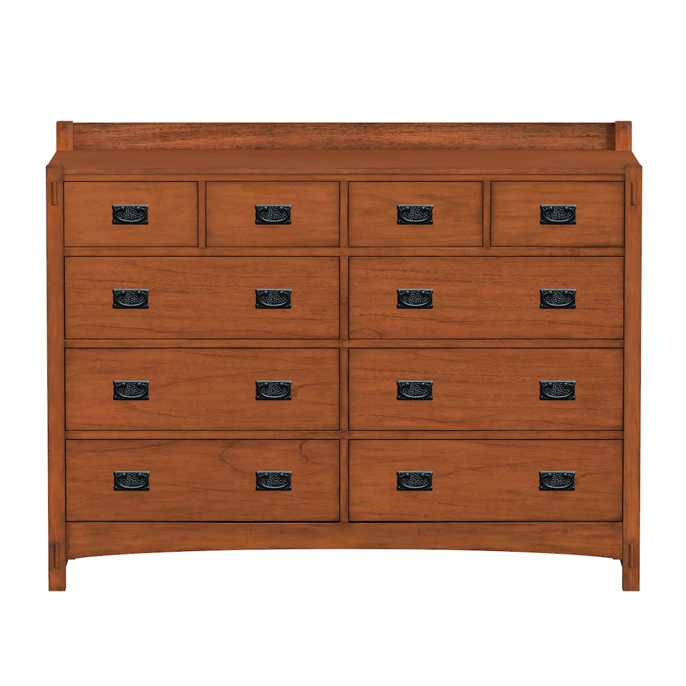 Mission Hill 10 Drawer Dresser, Harvest. Picture 2