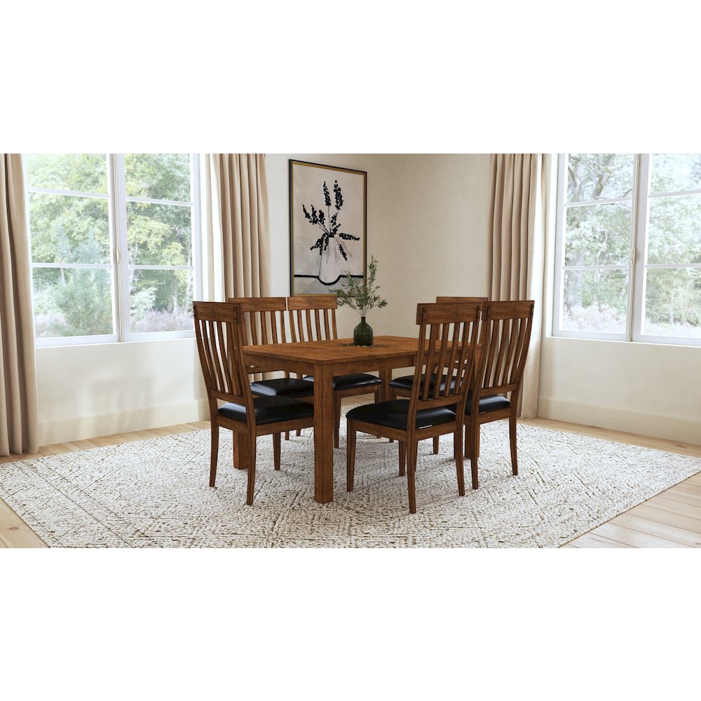 Mariposa 36"-54" Dinette Table, Rustic Whiskey. Picture 8
