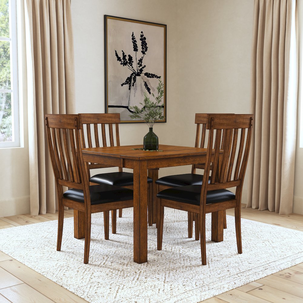 Mariposa 36"-54" Dinette Table, Rustic Whiskey. Picture 10