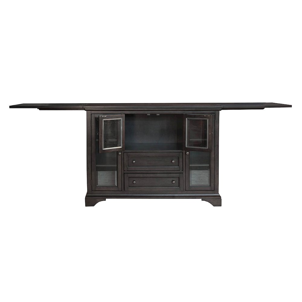 Mariposa Flip-Top Server, Warm Gray. Picture 4
