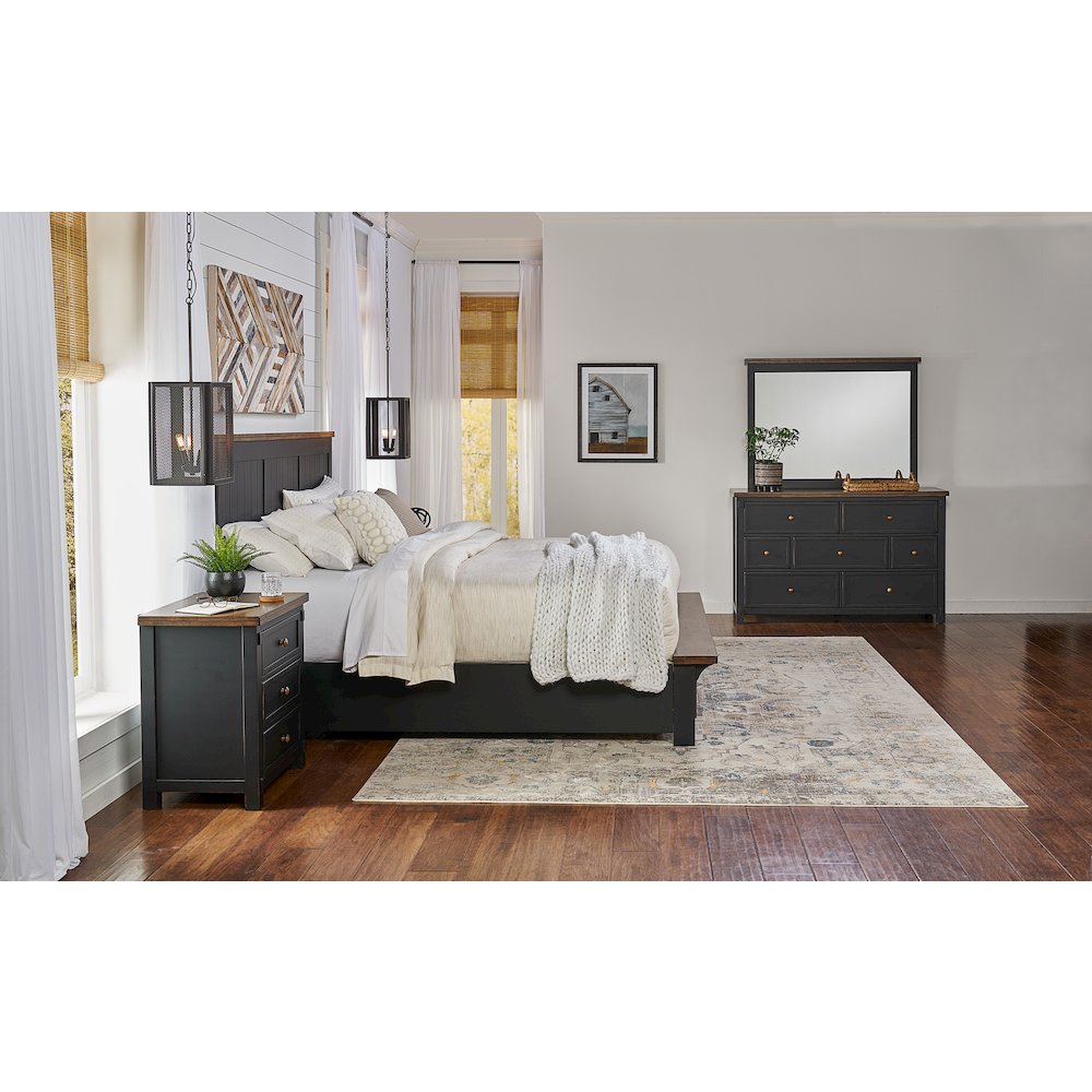 Stormy Ridge King Storage Bed, Chicory / Black. Picture 10