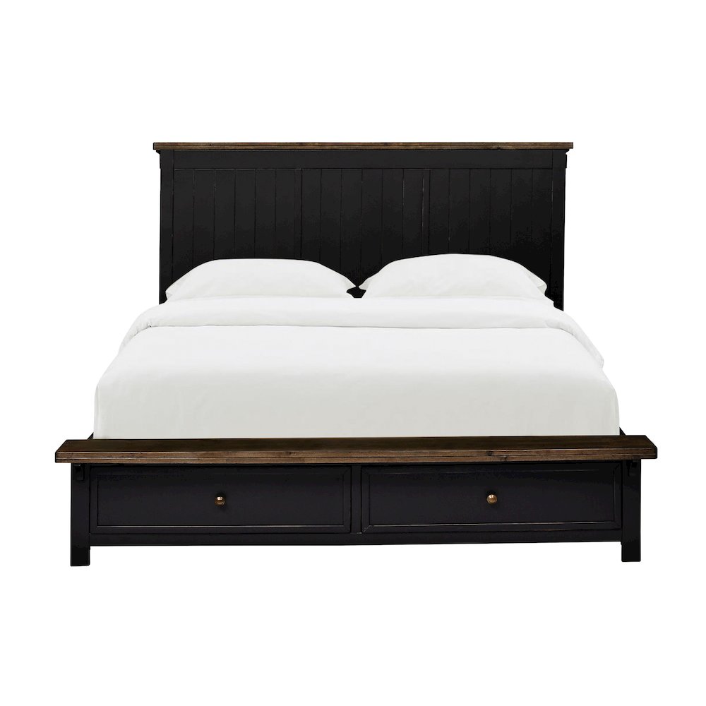Stormy Ridge King Storage Bed, Chicory / Black. Picture 3