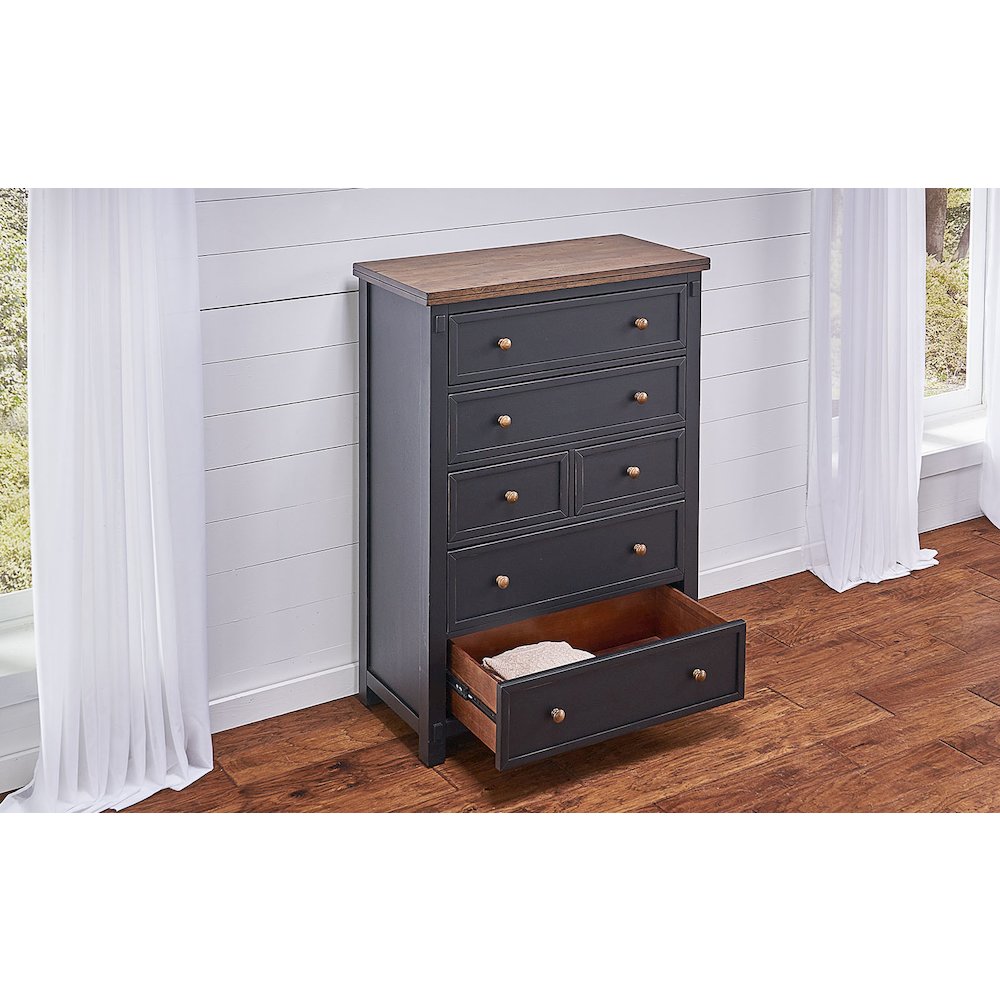 Stormy Ridge Chest, Chicory / Black. Picture 5