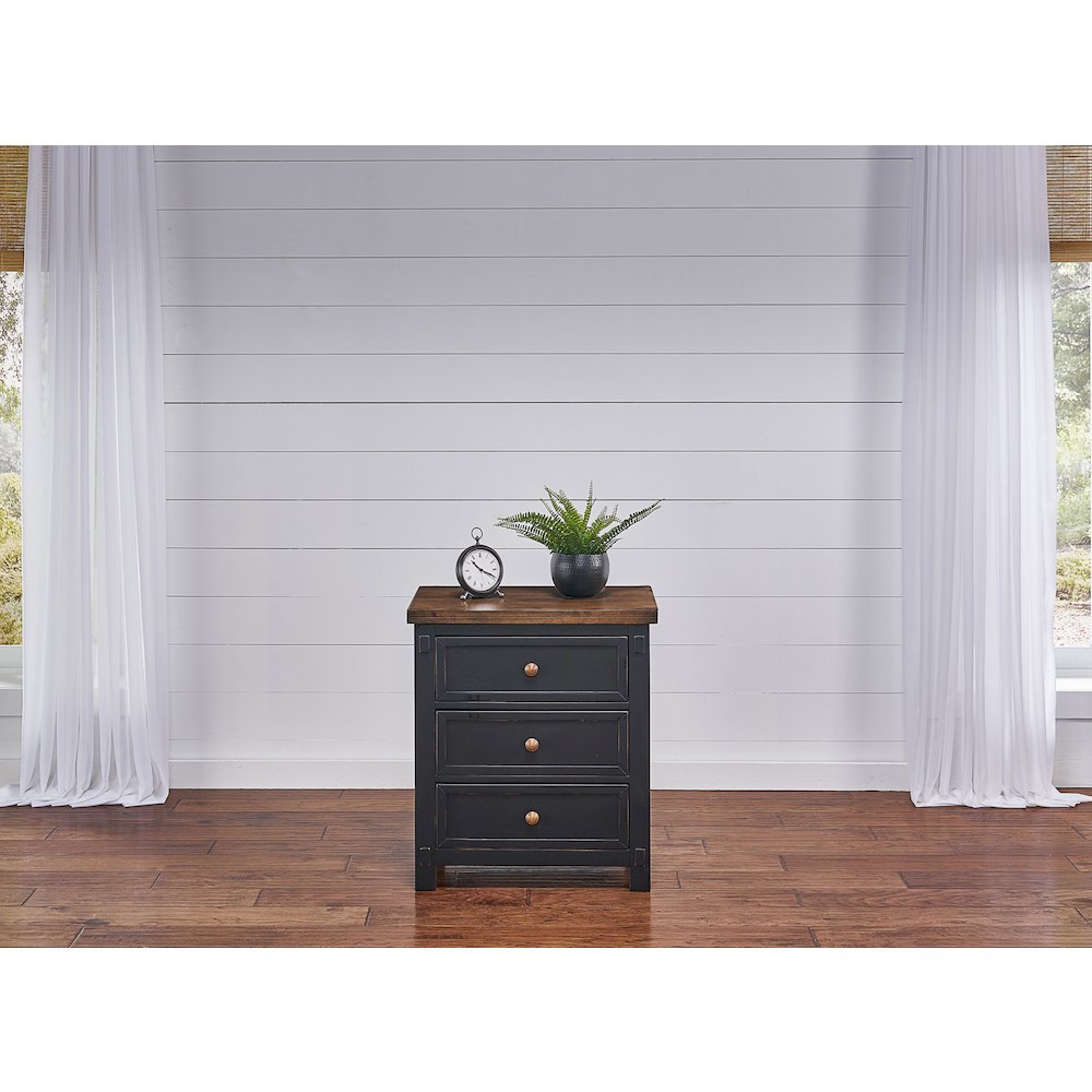 Stormy Ridge Nightstand, Chicory / Black. Picture 4