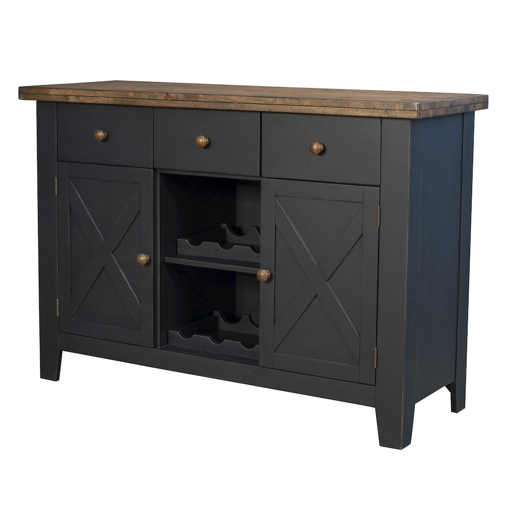 Stormy Ridge 52" Server, Chicory / Black. Picture 1