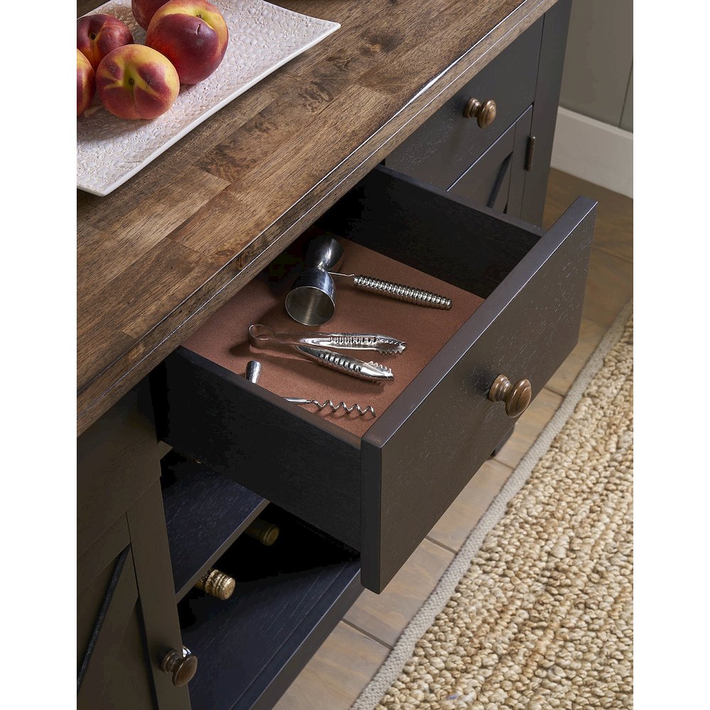 Stormy Ridge 52" Server, Chicory / Black. Picture 2