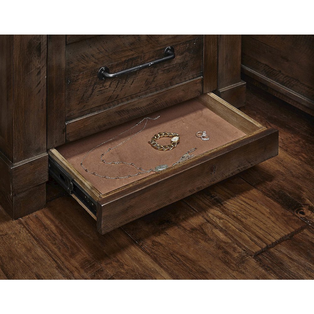 Sun Valley Nightstand, Rustic Timber Finish. Picture 3