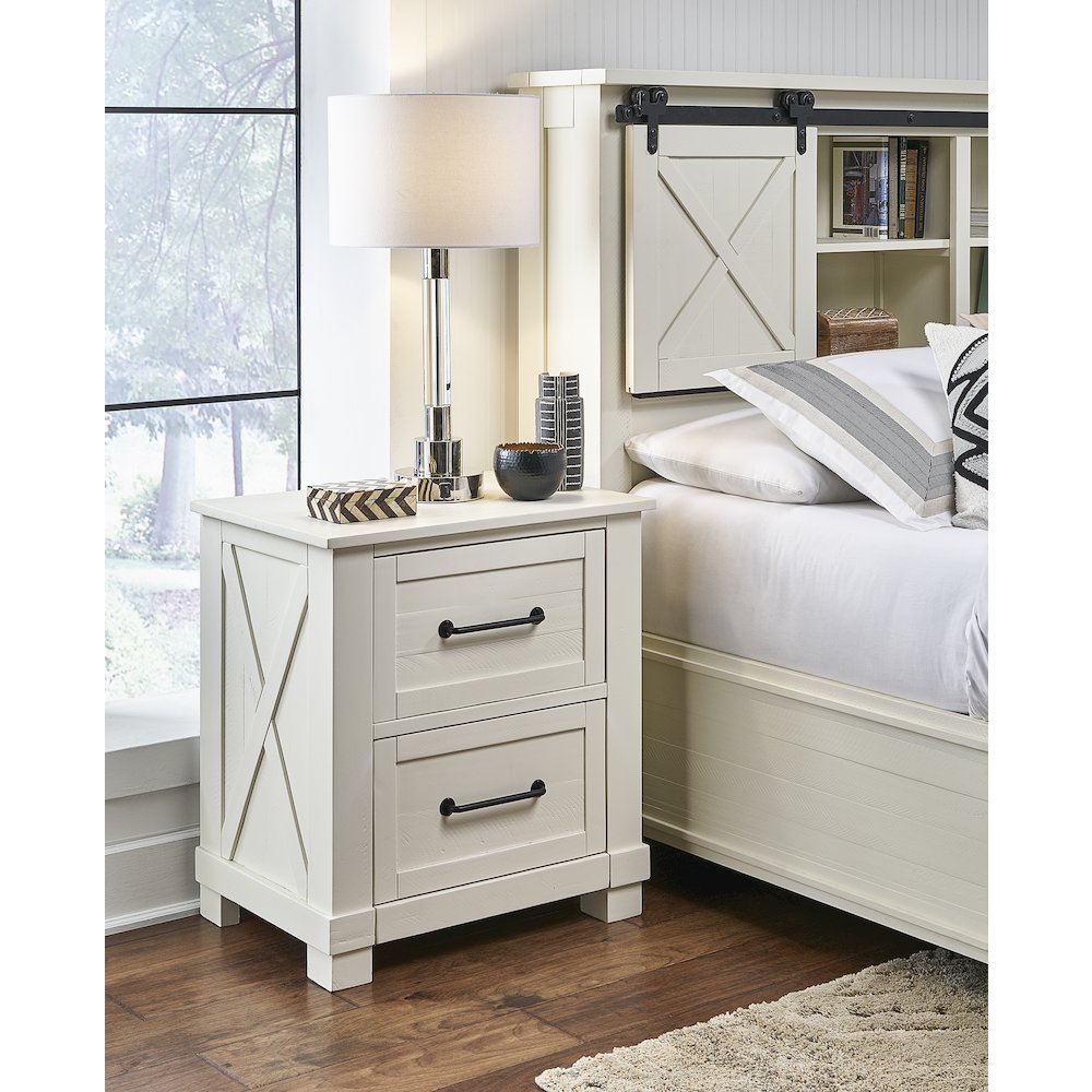 Sun Valley Nightstand, White Finish. Picture 2