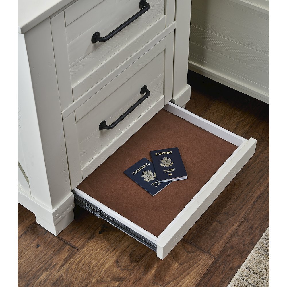 Sun Valley Nightstand, White Finish. Picture 5