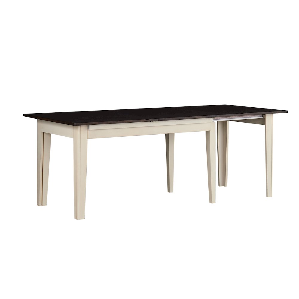 Toluca 60" - 132" Rectangular Leg Table with (3) 24" Self-Storing Leaves. Picture 2