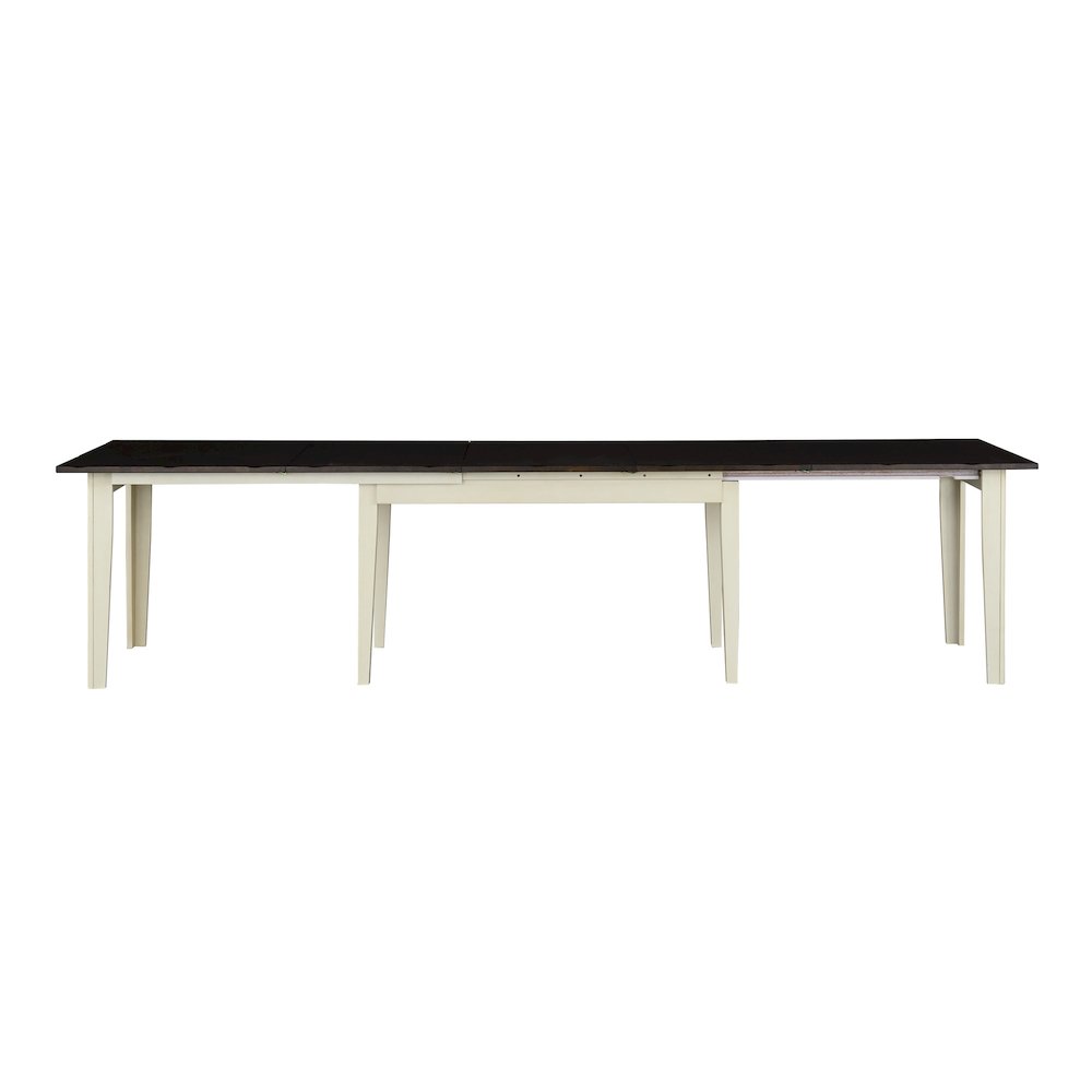 Toluca 60" - 132" Rectangular Leg Table with (3) 24" Self-Storing Leaves. Picture 3