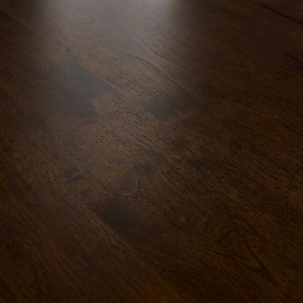 Rustic Amber Rectangle Dining Table with Distressed Finish and Adjustable Length. Picture 5