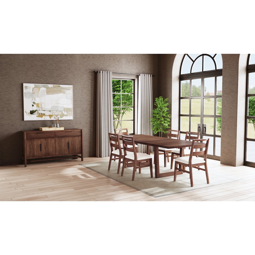 Voss 78" - 96" Dining Table, Sable. Picture 10