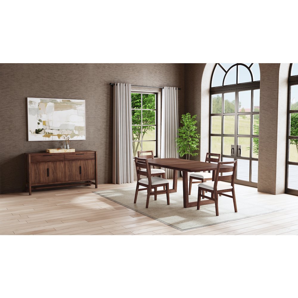 Voss 78" - 96" Dining Table, Sable. Picture 14