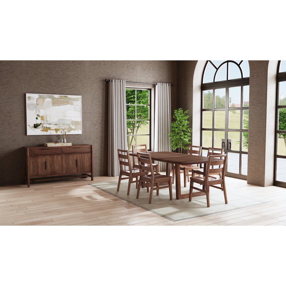 Voss 78" - 96" Dining Table, Sable. Picture 15