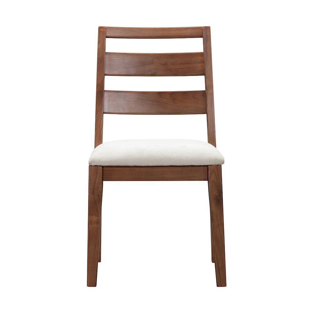 Voss Ladderback Upholstered Side Chair (2 pack), Sable. Picture 2