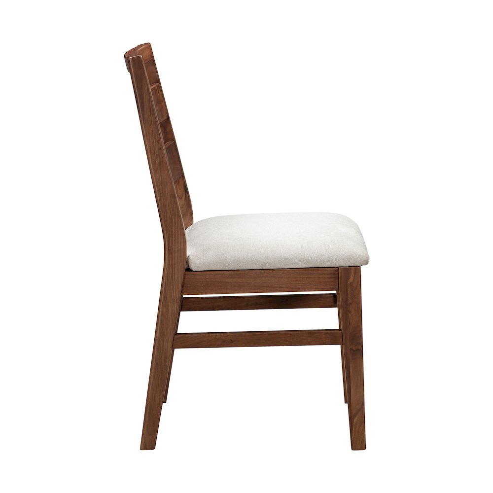 Voss Ladderback Upholstered Side Chair (2 pack), Sable. Picture 3
