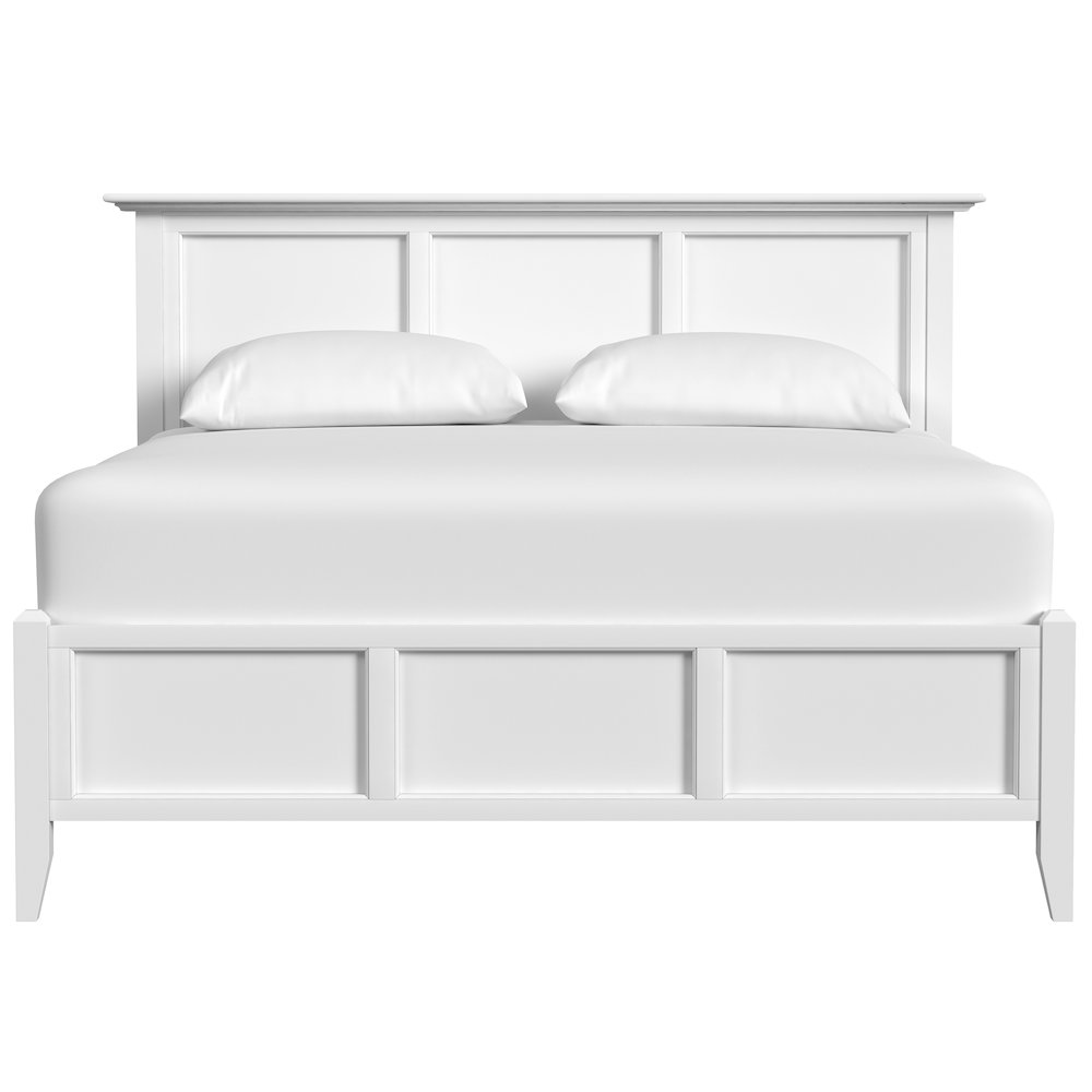 Westlake Queen Mansion Bed, White. Picture 1
