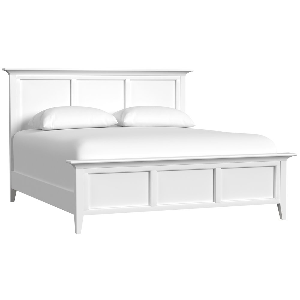 Westlake Queen Mansion Bed, White. Picture 2