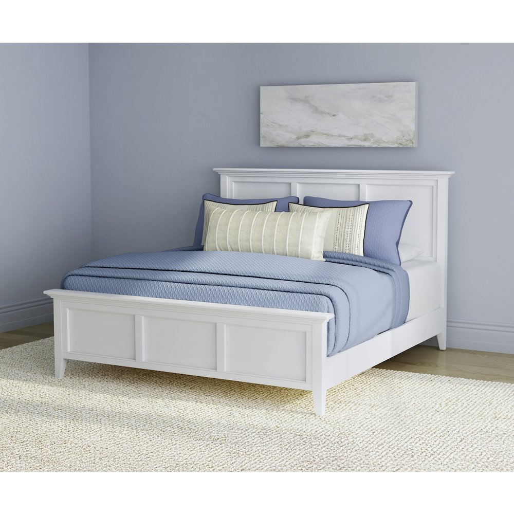 Westlake Queen Mansion Bed, White. Picture 4