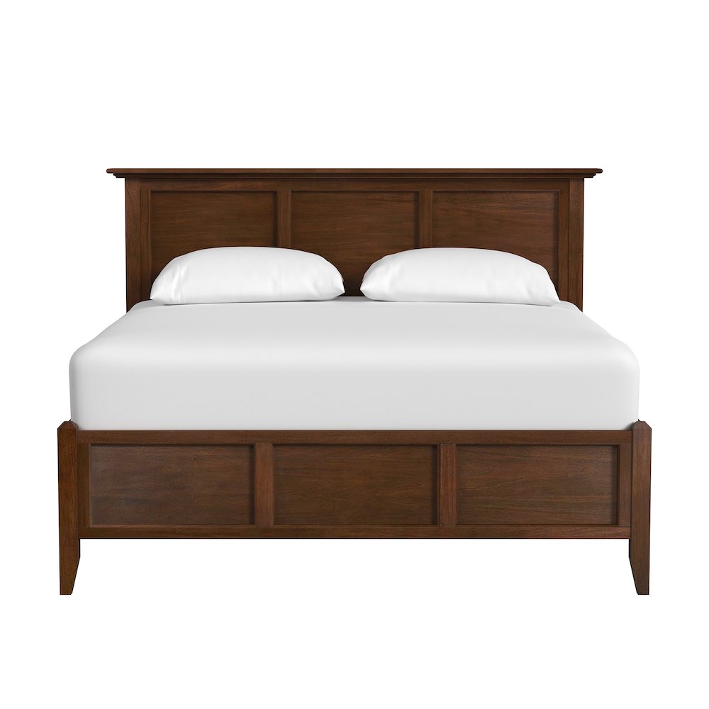 Westlake King Storage Bed, Cherry Brown Finish. Picture 2