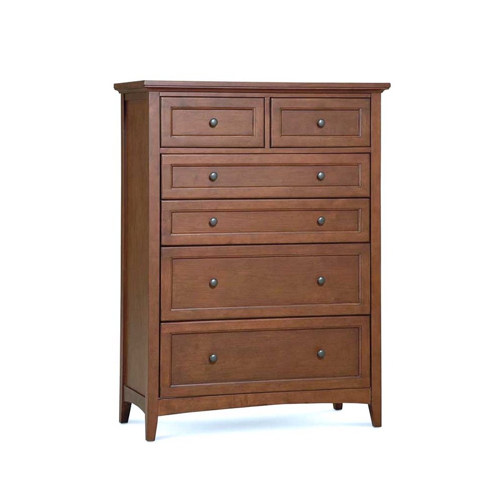 Westlake 6 Drawer Chest, Cherry Brown Finish. Picture 1