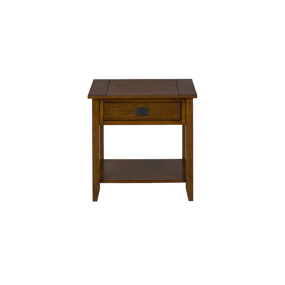Mission Oak End Table. Picture 1