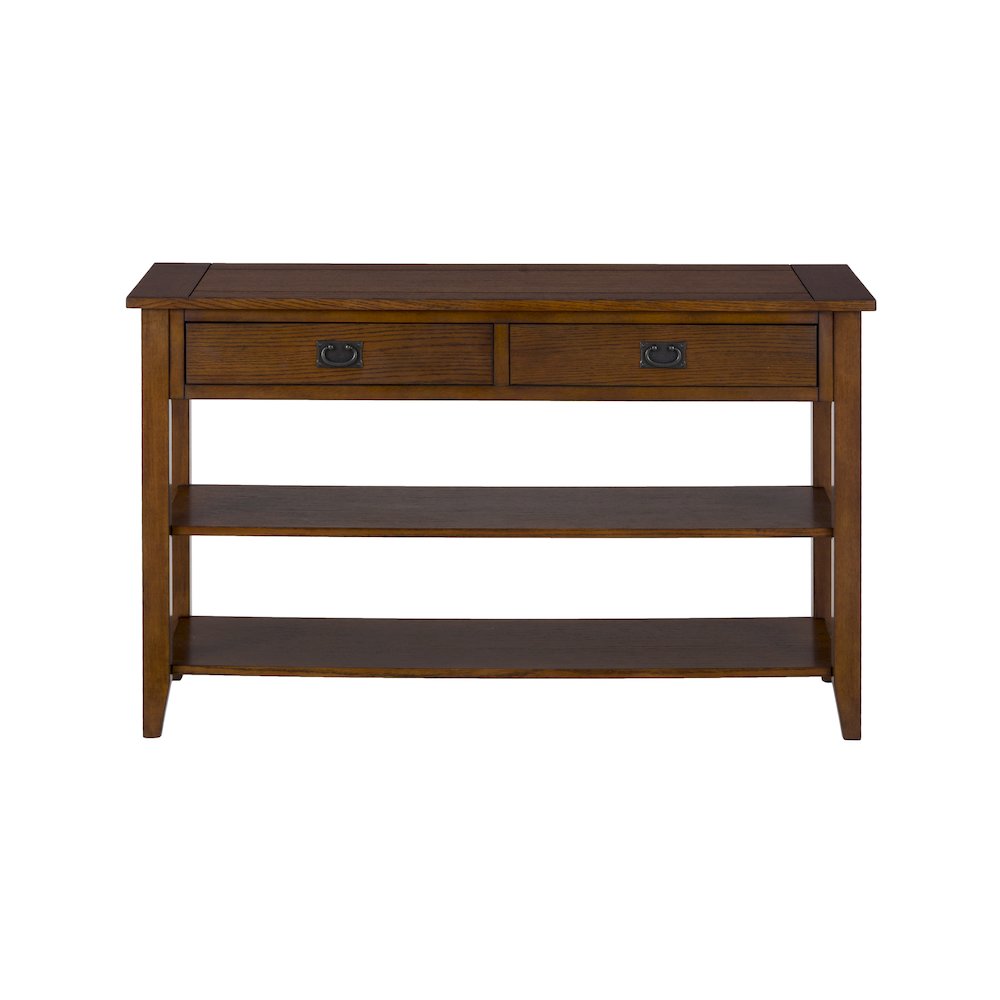 Mission Oak 48" Sofa Table. Picture 1