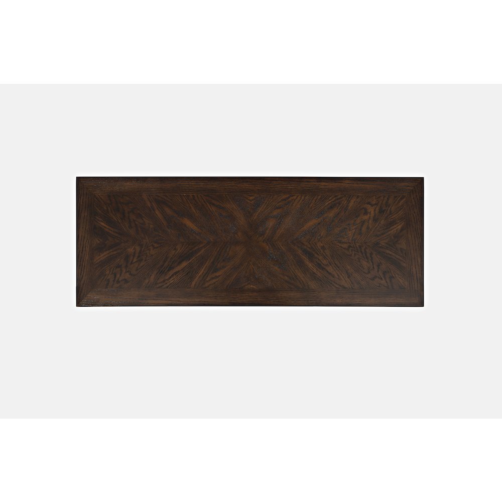 Modern Espresso Traditional 48" Sofa Console Table with Two Drawers. Picture 6