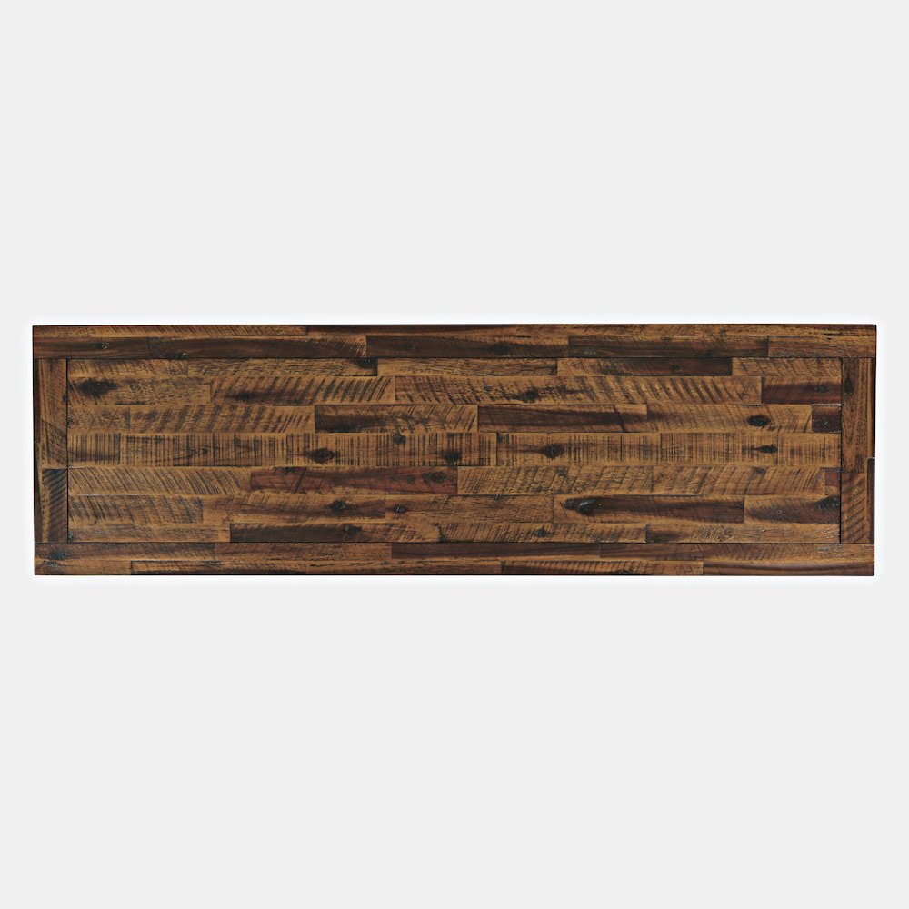 Painted Canyon Rustic 60" Storage Console TV Stand with Electric Fireplace. Picture 7