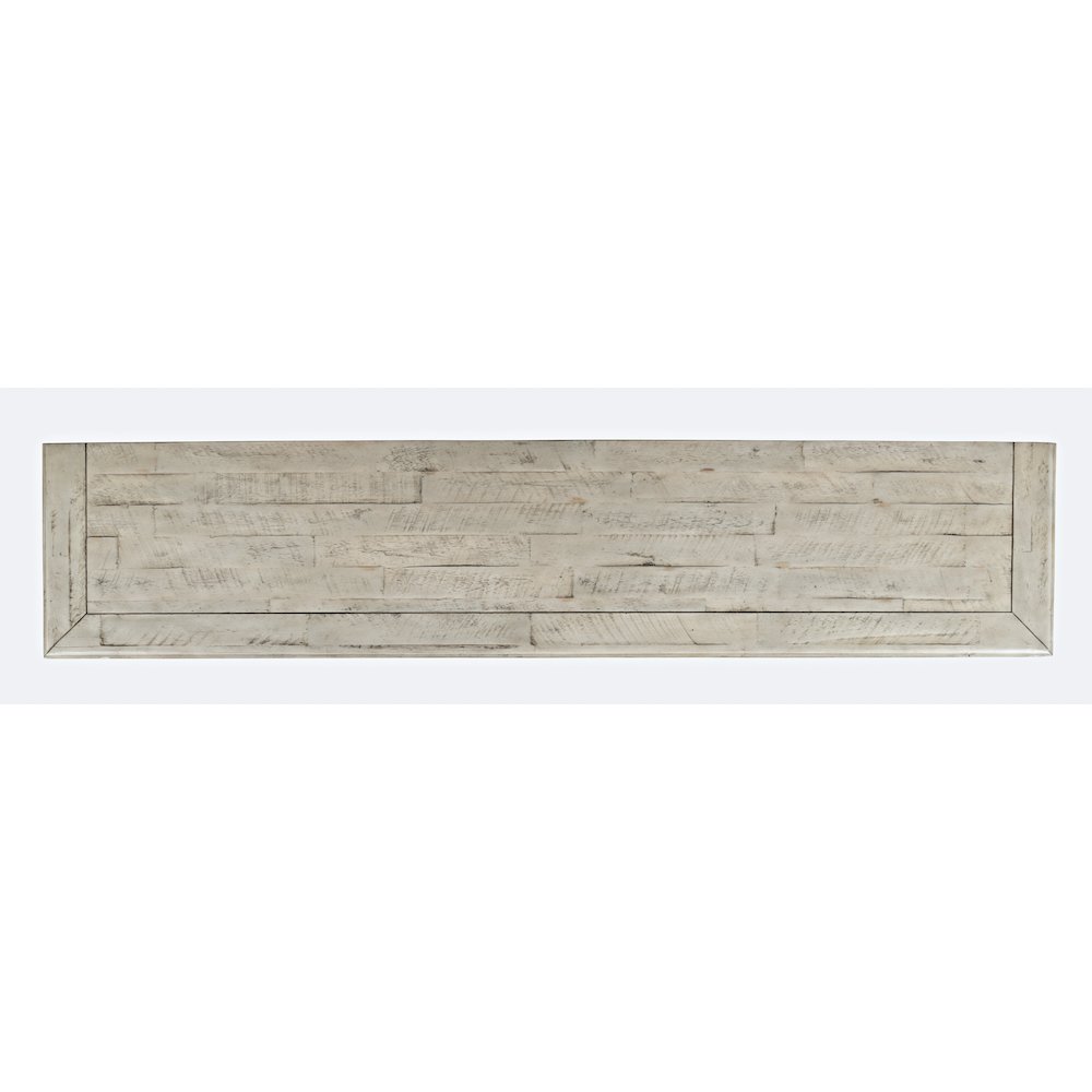 Rustic Shores 70" Coastal Distressed Acacia Six-Door Sideboard Cabinet. Picture 8