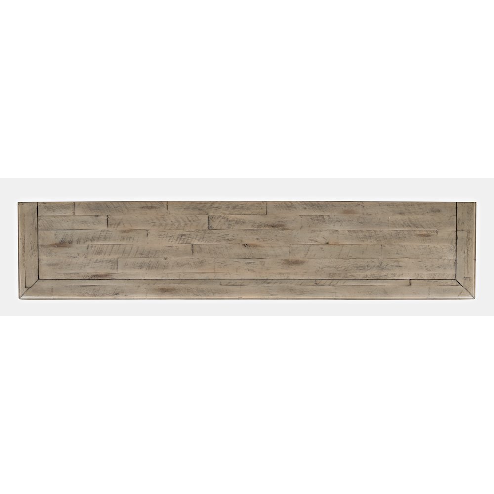 Rustic Shores 70" Coastal Distressed Acacia Six-Door Sideboard Cabinet. Picture 8