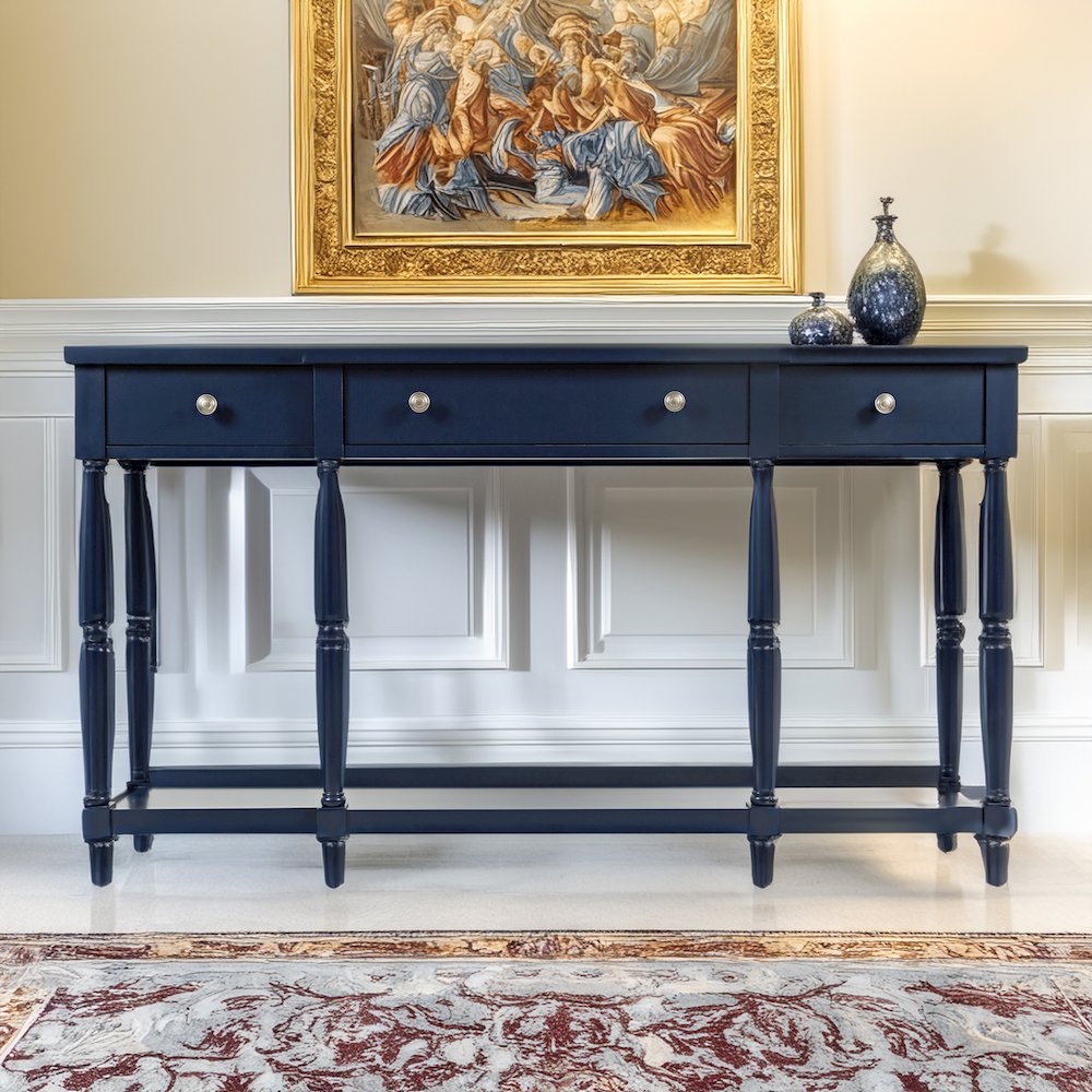 Stately Home Classic Traditional 60" Sofa Table. Picture 7