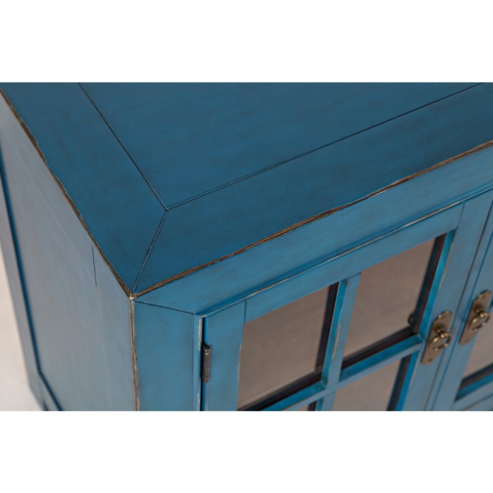 Aquitaine 70" Transitional Style Four Door Sideboard Cabinet. Picture 4