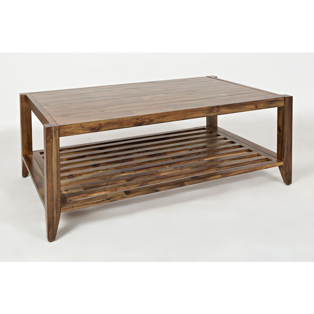 Beacon Street 45" Modern Essential Solid Wood Coffee Table. Picture 3