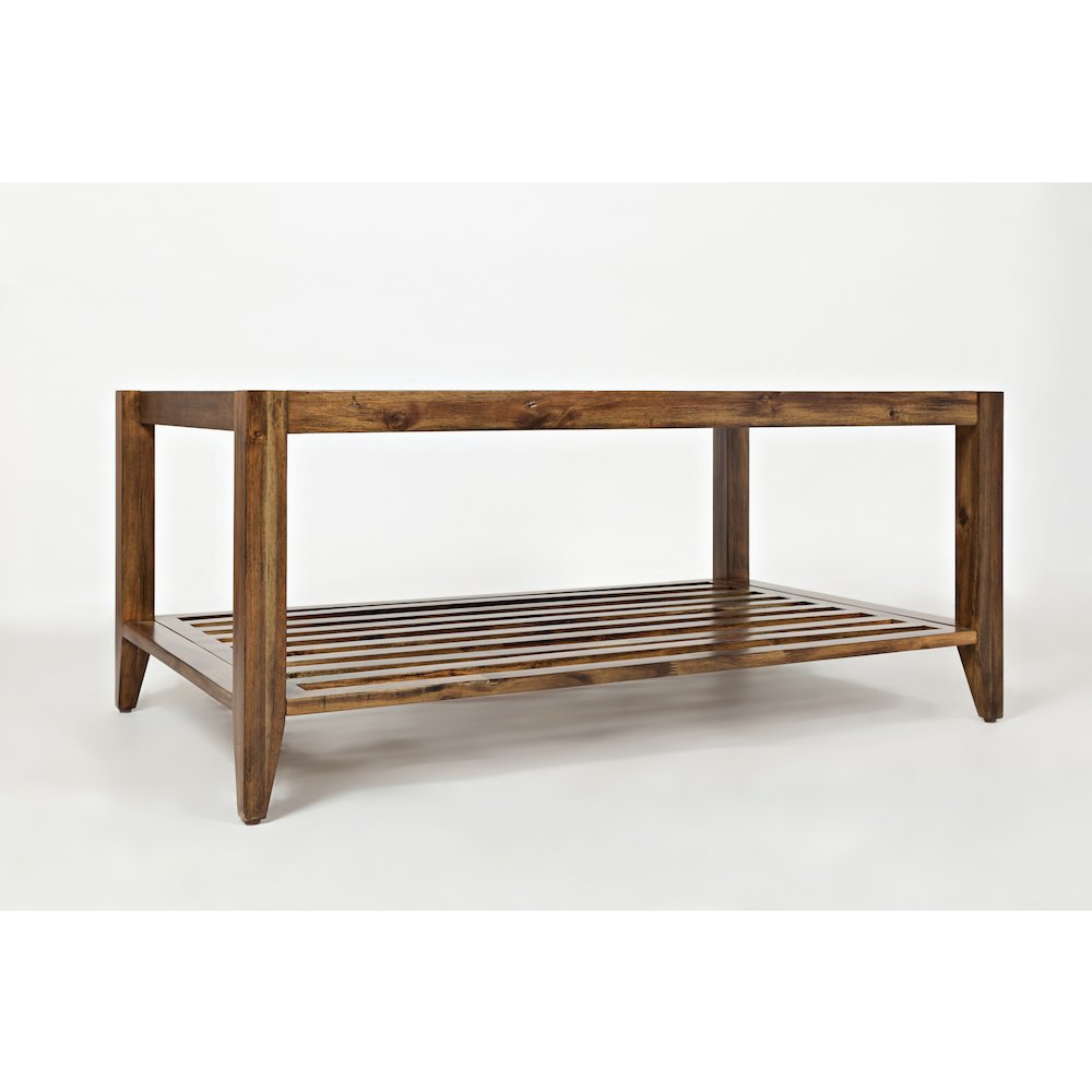 Beacon Street 45" Modern Essential Solid Wood Coffee Table. Picture 6