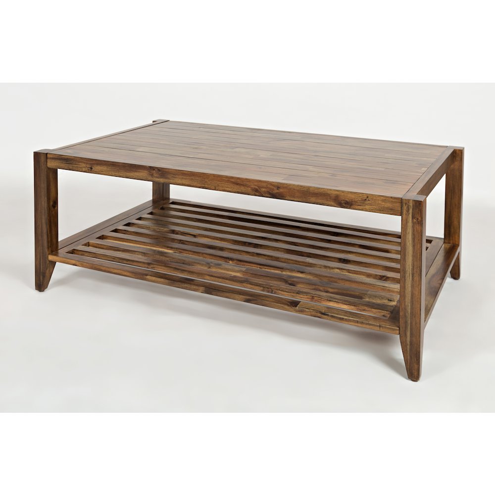Beacon Street 45" Modern Essential Solid Wood Coffee Table. Picture 2