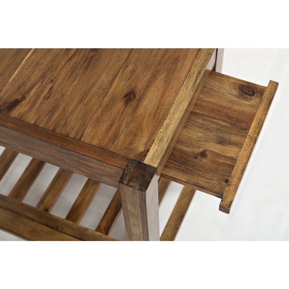 Beacon Street Modern Essential Solid Wood Chairside End Table. Picture 4