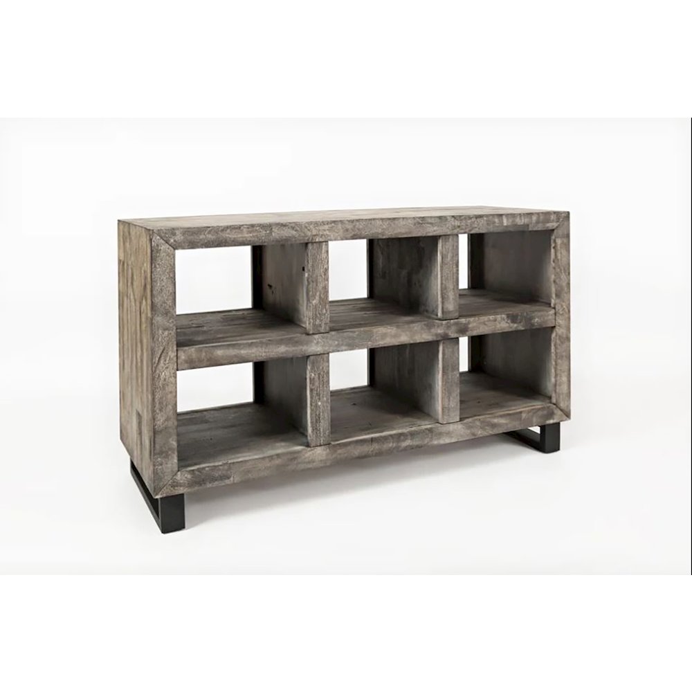 Mulholland Drive Modern Distressed Solid Wood 47" Sofa Table. Picture 2